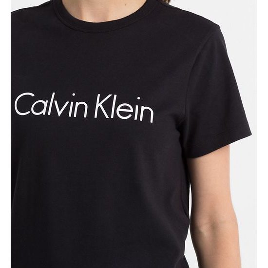 Tričko CALVIN KLEIN Cotton Top QS6105E černé
