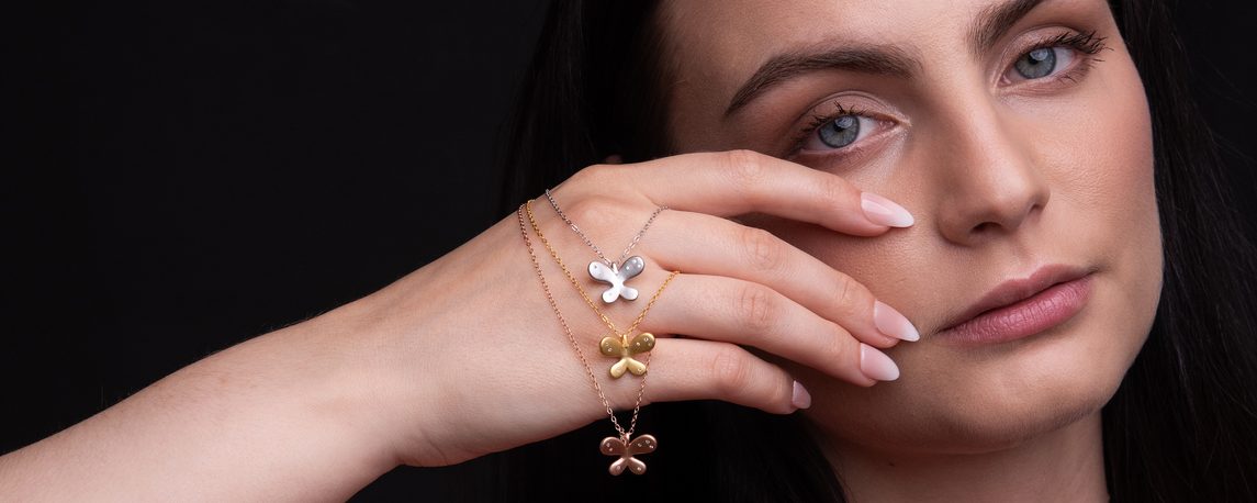 galerie Náušnice Floret Rose Gold