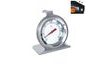 Oven and smokehouse thermometer - stainless steel