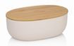 NAMUR plastic/wood bread bin beige