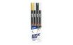 Acrylic thin markers for stone, wood, metal - gold, silver, black, white