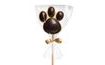Chocolate lollipop dark/white - paw