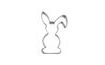 Nerezový krájač na zajačiky - 6 cm