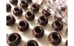 Bitter chocolate beads Truffle Dark truffle shell 20 pcs