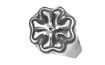 Dough mold four-leaf clover 20 pc.