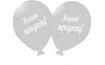 Balónek stříbrný Krásné narozeniny!