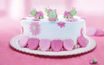 Cake mat 24 cm with lace - set of 5