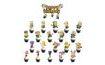 Cake and muffin topper 21pcs Mimons