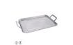 Stainless steel grill plate perforated 43x25 cm