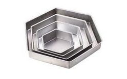 Cake tin set hexagons 4 pc.