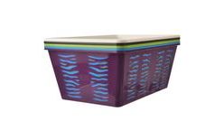 Plastic basket ZEBRA 36,4x25,x14,5 cm