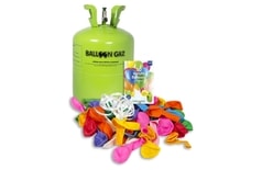 Hélium pre balóny na jedno použitie 0,42m3+30 balónov