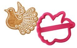 Dove gingerbread cookie cutter - 3D print