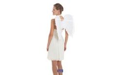 White angel wings, wingspan 50x50 cm