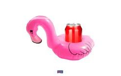 Inflatable drink holder Flamingo, 2 pcs/pack 15x25 cm