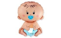 Foil balloon Baby - boy 60 cm