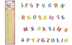 Alphabet & Numbers Tappits Carnival for cake decorations