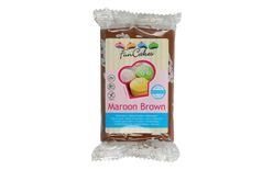 Brown rolled fondant Maroon Brown (colour fondant) 250 g