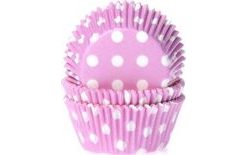 Baking cupcakes pink 50 pcs