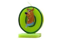 Scooby Doo birthday cake candle - number 0