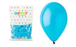 Balloons 100 pcs light blue - 26 cm pastel