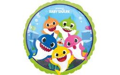 Foliový balón - Baby Shark - žraločci - 43 cm