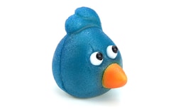 Blue bird - mazipan cake topper