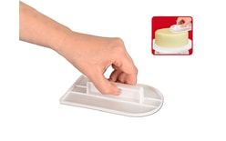 Smoother (polisher) for marzipan and fondant curved top