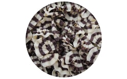 Brown and white striped bowl 50 g