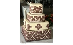 Stencil - Damask Cake sada