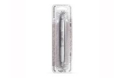 Double-ended colouring edible ink pen Silver Grey