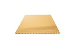 Cake mat golden - 34x34 cm