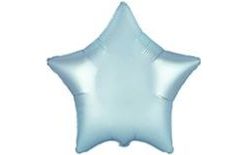 Balloon foil 45 cm Star PASTEL BLUE