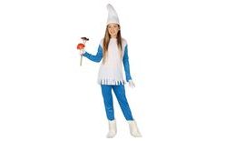Children's Smurfette costume, size 10-12 years