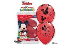 Balóniky Mickey 30 cm - 6 ks