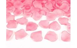 Okvetné lístky ruží textilné - svetloružové 100ks