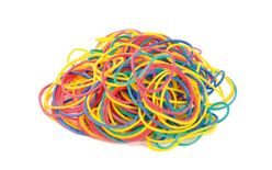 Colourful rubber bands - 200 pcs