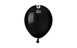 Latexový balónik MINI - 13 cm - čierny, 1 ks