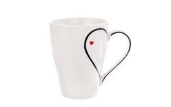 Hrnček porcelán DUO LOVE 0,38 l