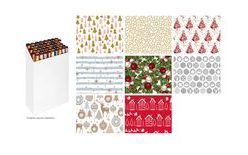 Wrapping paper Christmas roll 1000x70 cm - mix No.5