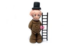 Lucky Chimney Sweep - Marzipan Figurine