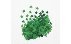 Confetti for table stars green - 14,7g