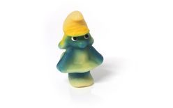 Smurfette - marzipan cake topper