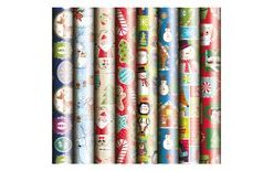 Wrapping paper christmas roll 200x70 children's mix No.6