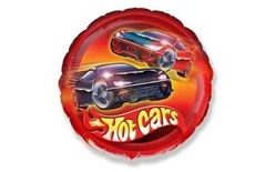 Balloon foil 45 cm Cars- Hot Cars