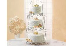 Třípatrový stojan na svatební dorty