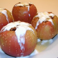 RECEPT: Lehký zdravý dezert - plněná jablíčka