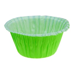Muffin cases self-supportiing - green 50 pc.