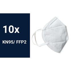 Skladacia ochranná maska KN95 - 10 ks v balení