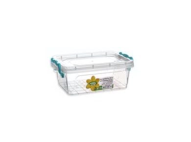 Plastic food storage box with lid - 600 ml